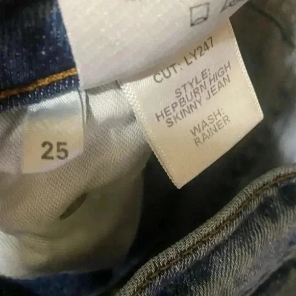 Reformation Hepburn High Skinny Jeans Size 25 - Picture 3 of 4